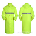 ANSI Klasse 3 Sicherheitssicherheit Raingear Hivis Regenmantel